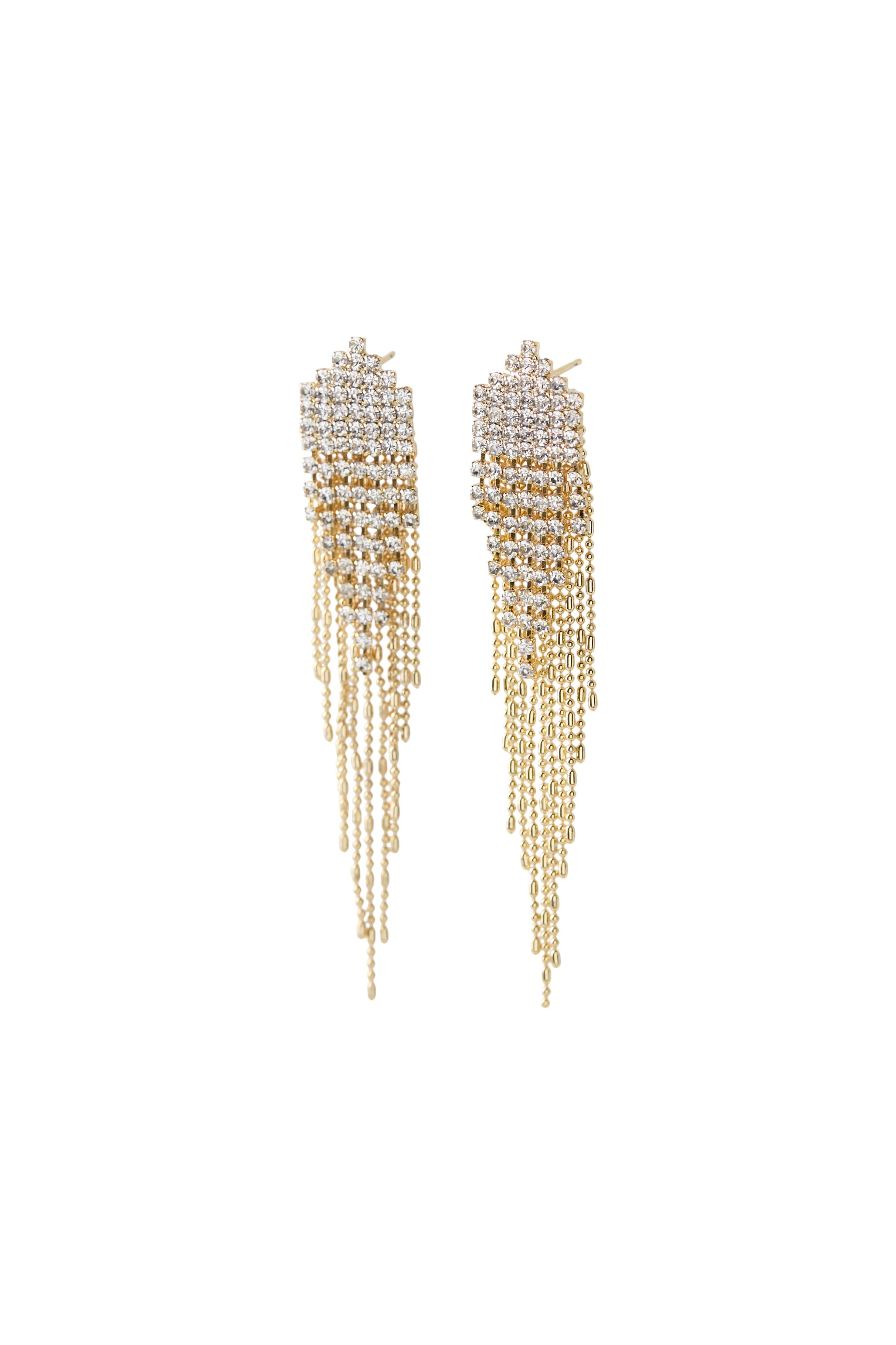 Party Golden Tassel hængeøreringe - forgyldt